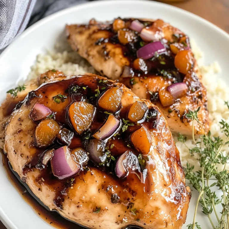 Apricot- Balsamic Chicken