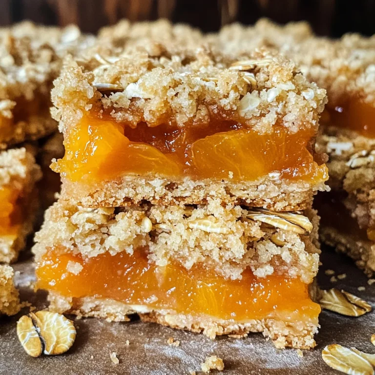 Apricot Oatmeal Bars