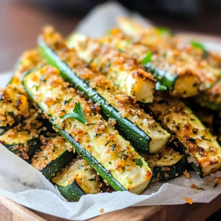 Baked Parmesan Zucchini Fries