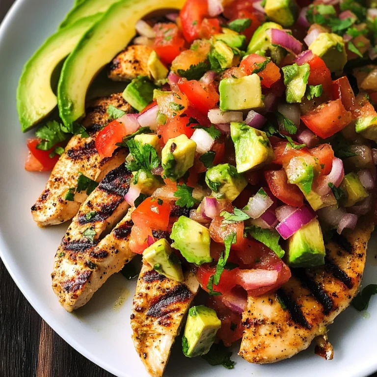 Cilantro-Lime Chicken with Avocado Salsa