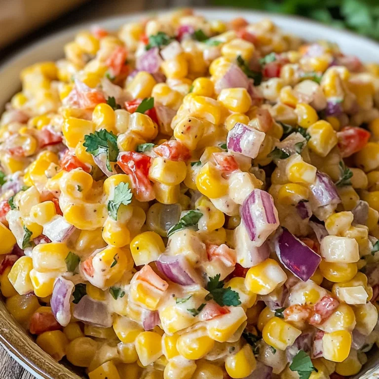 Creamy Corn Salad Recipe