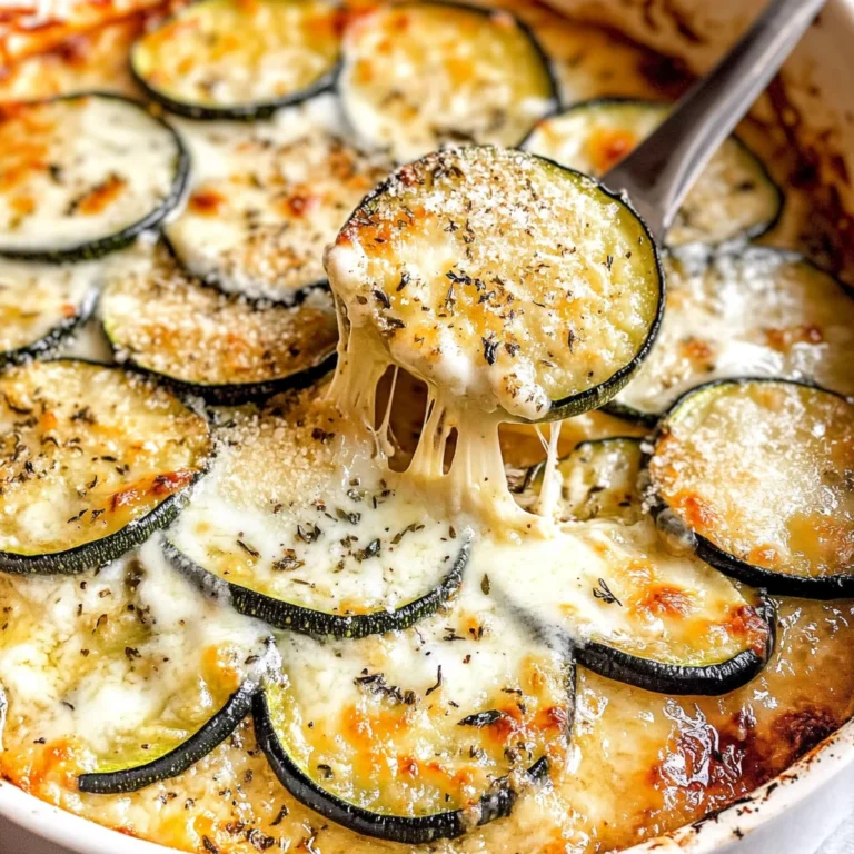 Creamy Parmesan Zucchini