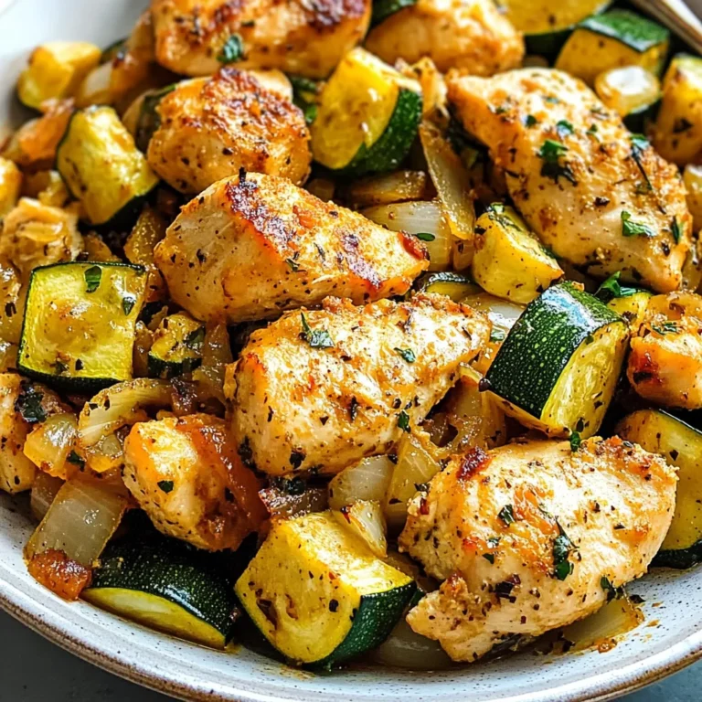 Easy Baked Chicken and Zucchini Recipe