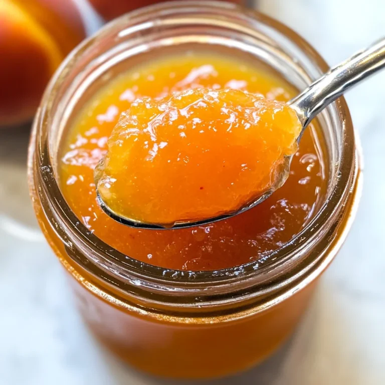 French Peach Jam Recipe