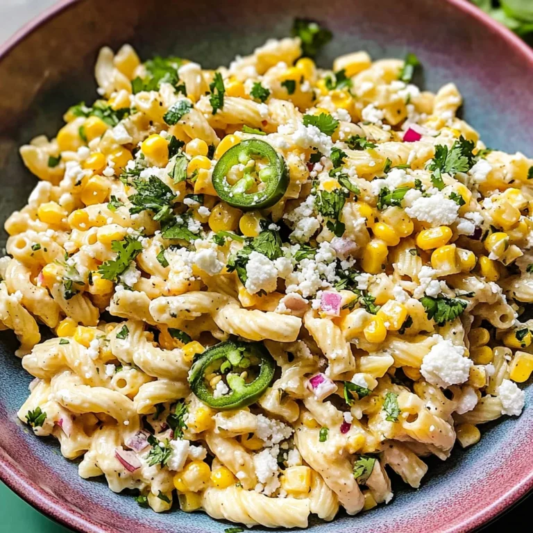 Mexican Street Corn Pasta Salad Recipe