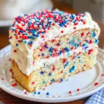 Patriotic Funfetti Cake