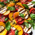Peach Tomato Caprese Salad