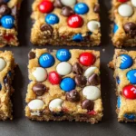Red, White & Blue M&M'S Cookie Bars