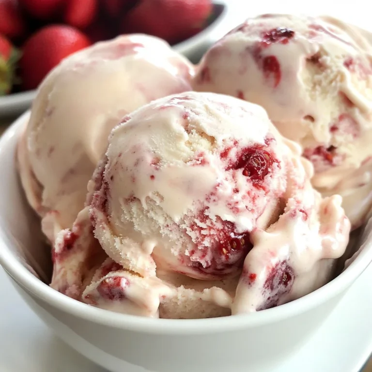 Roasted Strawberry Ice Cream