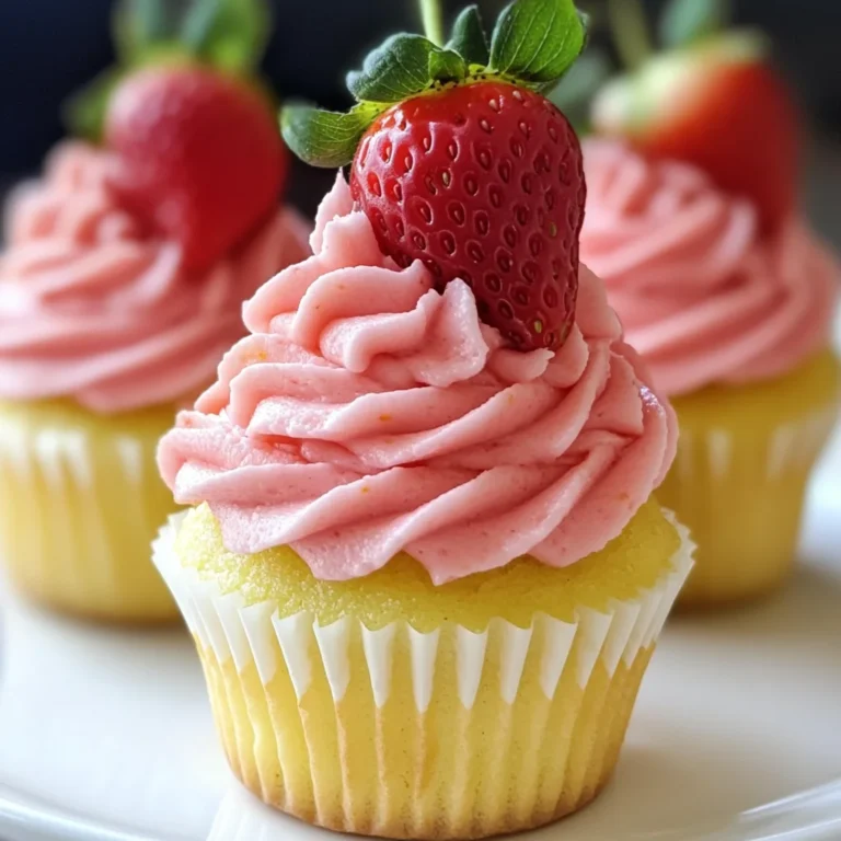 Strawberry Lemonade Cupcakes