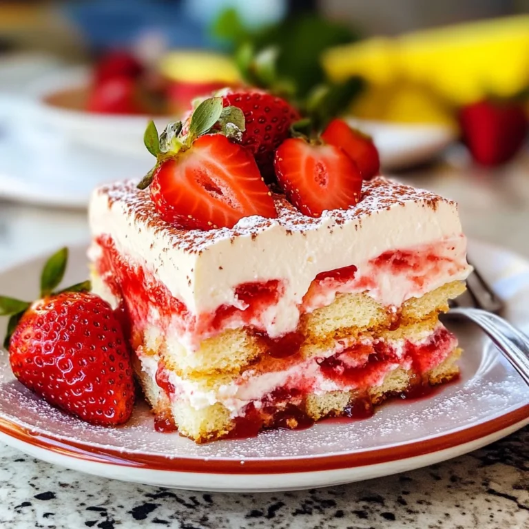 Strawberry Tiramisu