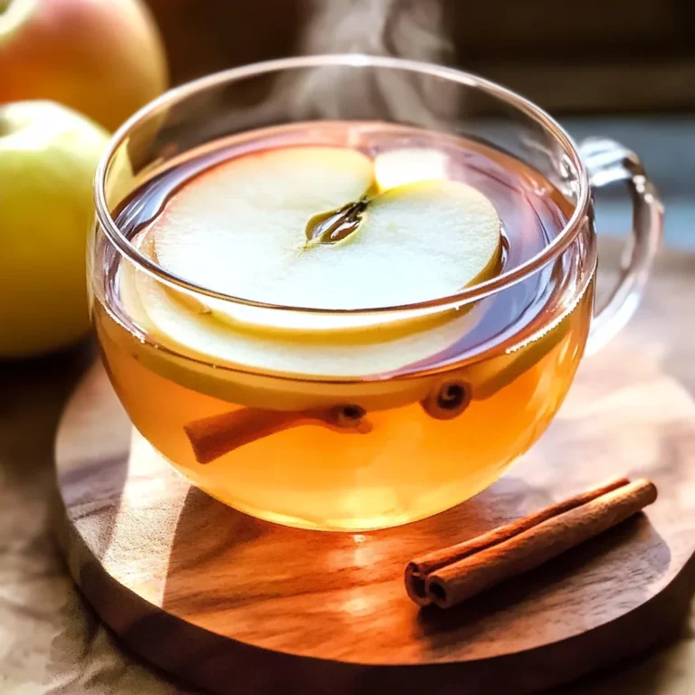 Apple Cinnamon Tea with Ginger