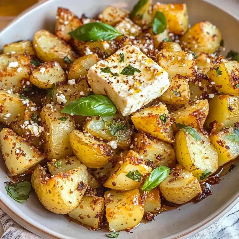 Baked Feta Potatoes