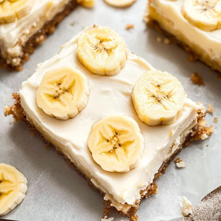 Banana Bars with Cream Cheese Frosting