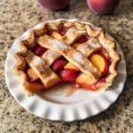 Brown Butter Strawberry Peach Pie