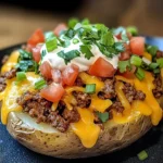 Cheesy Taco Potatoes