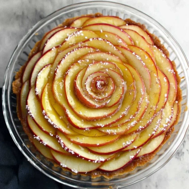 Cinnamon Roll Apple Rose Tart