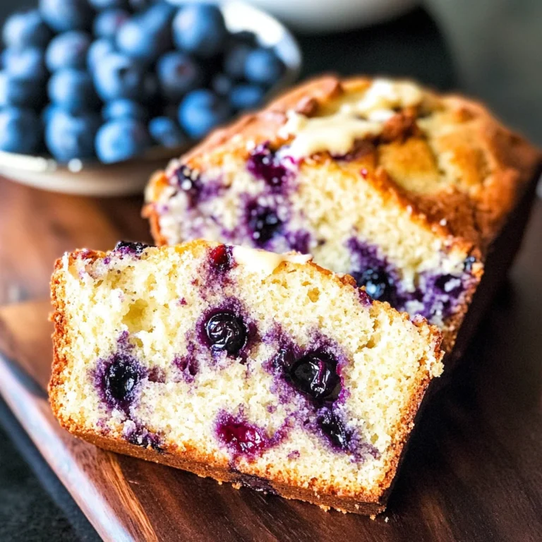 Cream Cheese Blueberry Bread