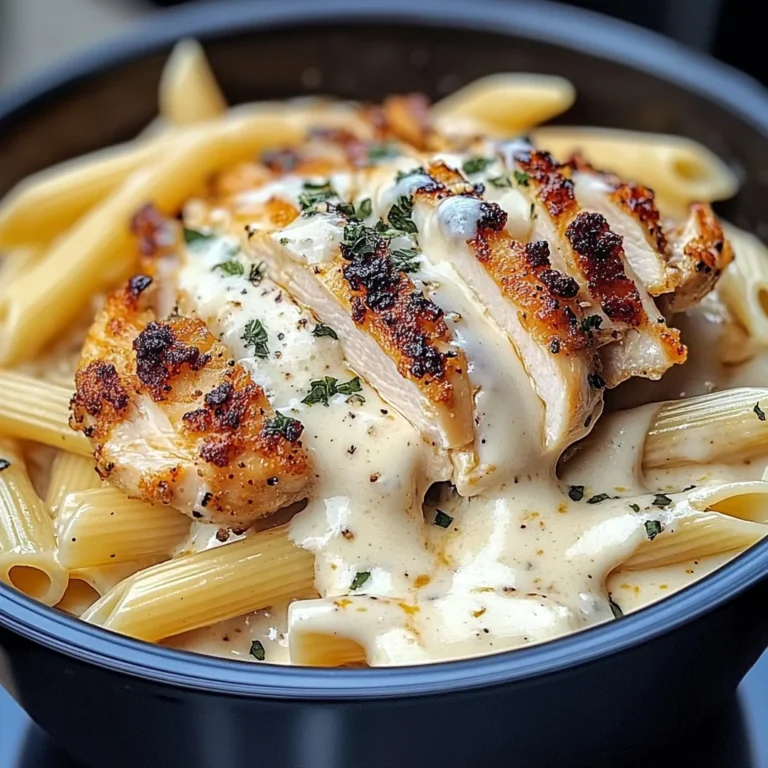 Creamy Chicken Alfredo Pasta Bowls