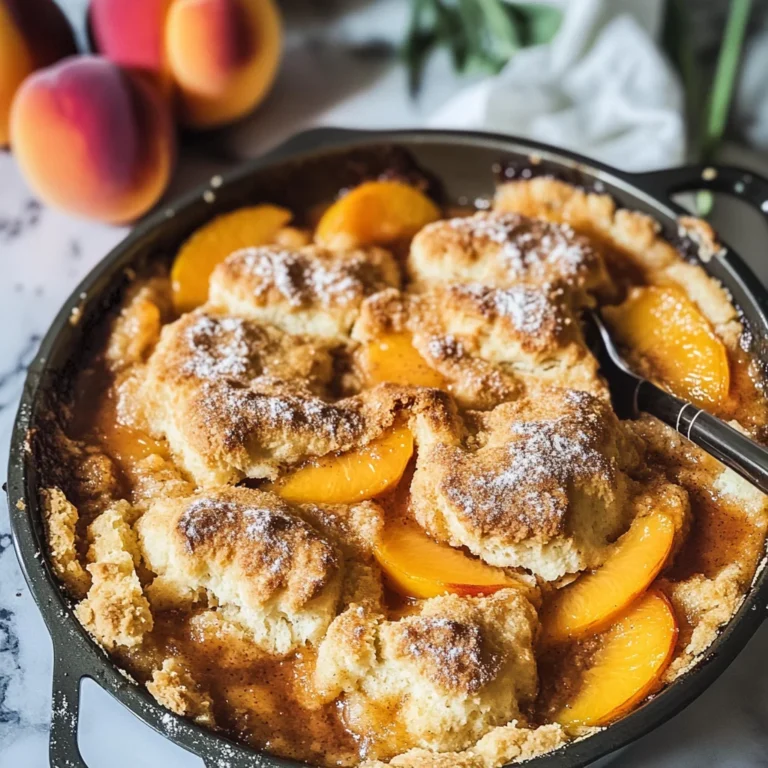 Gramma's Peach Cobbler