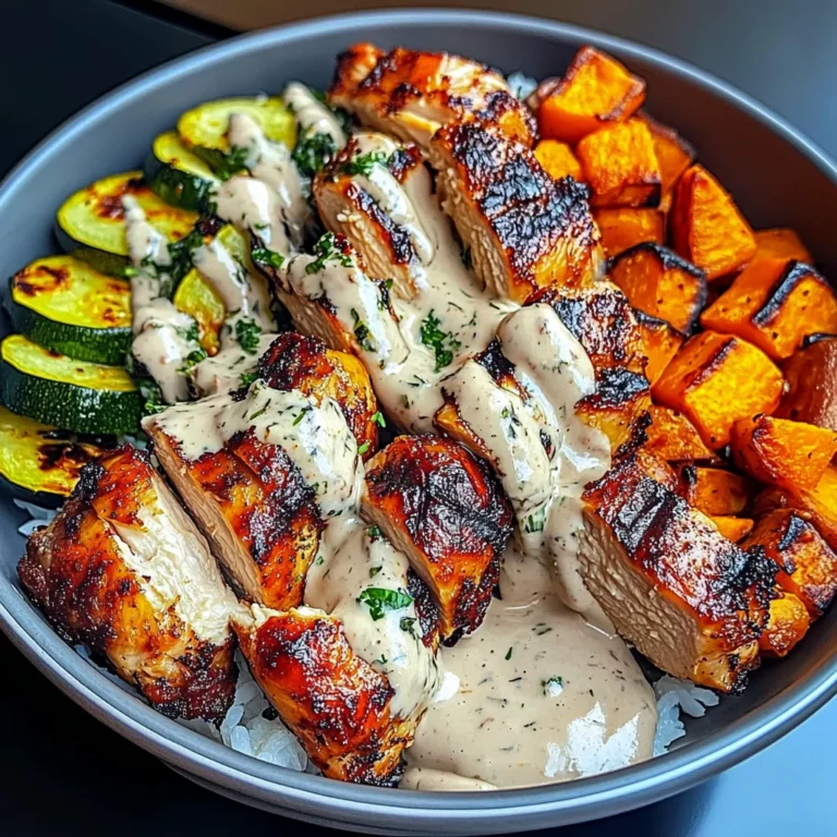Grilled Chicken Bowl With Sweet Potatoes