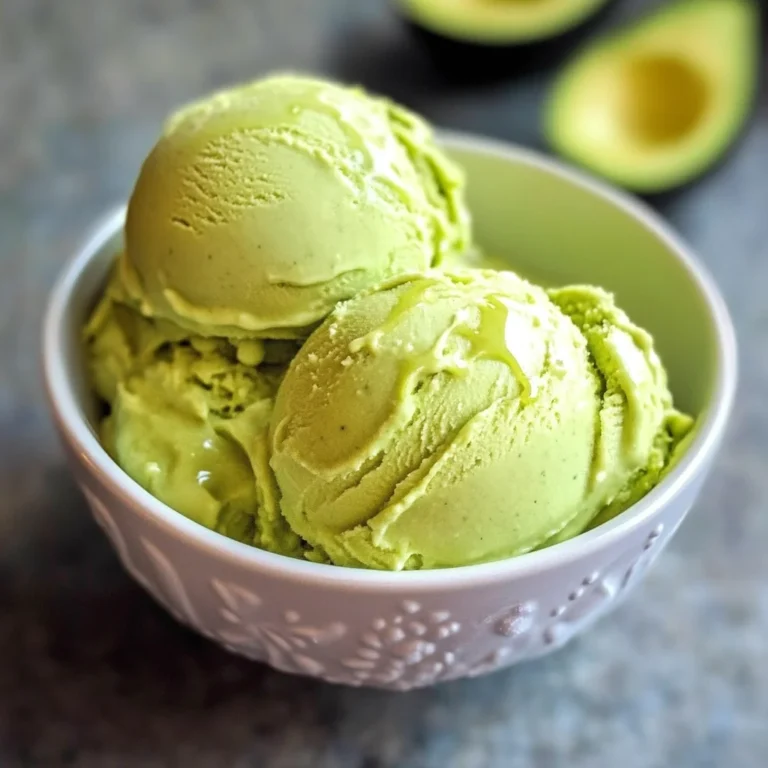 Key Lime Avocado Vegan Ice Cream