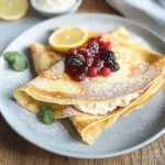 Lemon Ricotta Crepes