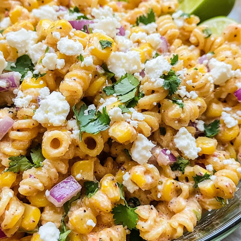 Mexican Street Corn Pasta Salad