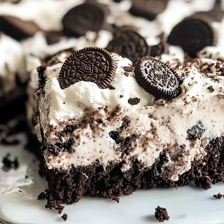 Oreo Poke Cake