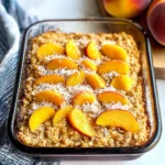 Peach Baked Oatmeal