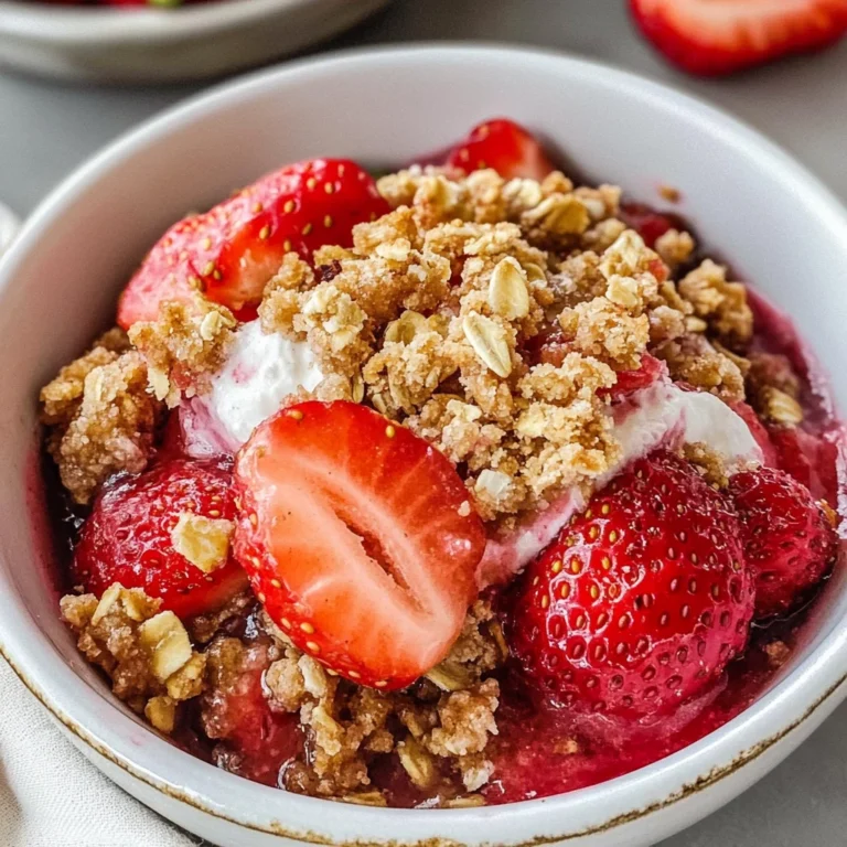 Strawberry Crisp