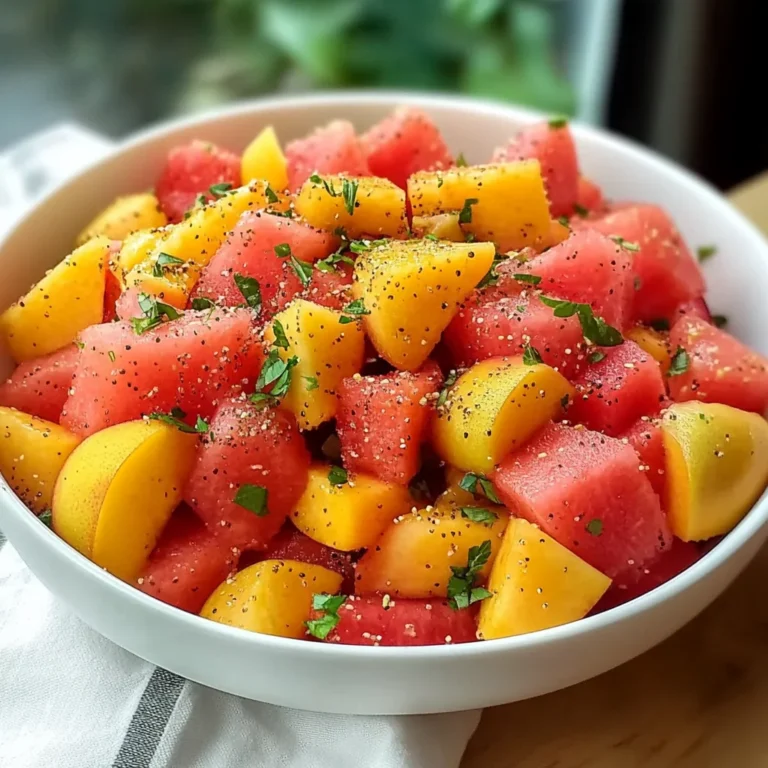 The Peach Watermelon Salad That Tastes Like Summer
