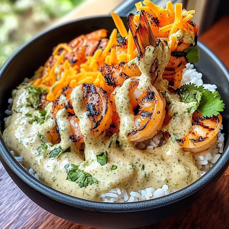 Tropical Shrimp Rice Bowl With Coconut Lime Sauce