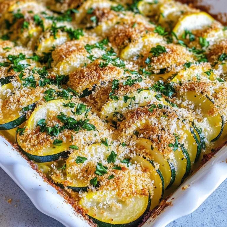Zucchini & Squash Casserole