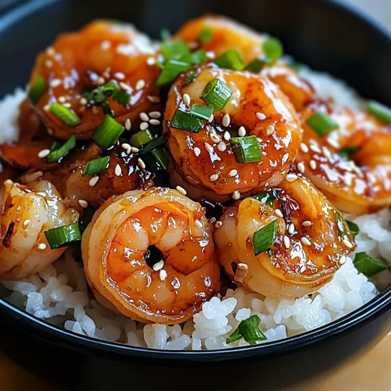 20 Minute Honey Garlic Shrimp & Rice Bowl