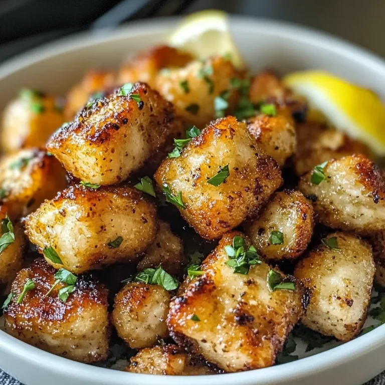 Air Fryer Lemon Chicken Bites