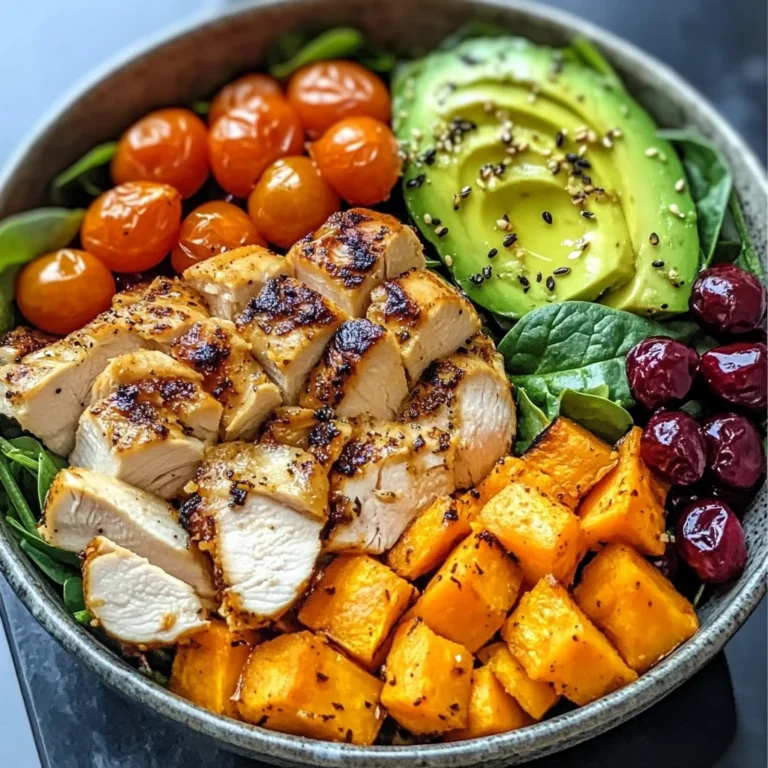 Chicken & Sweet Potato Buddha Bowl