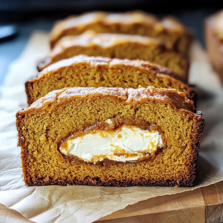 Cream Cheese-Filled Pumpkin Bread