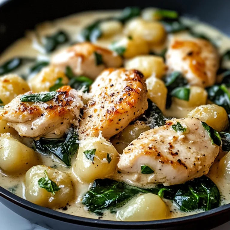 Creamy Garlic Chicken Gnocchi Skillet
