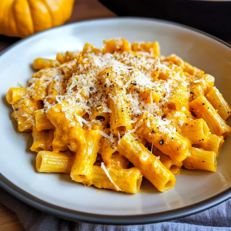 Creamy Parmesan Pumpkin Pasta