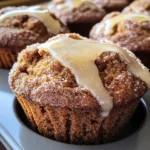 Glazed Gingerbread Muffins