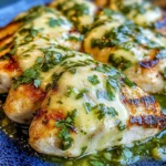 Grilled Salsa Verde Pepper Jack Chicken