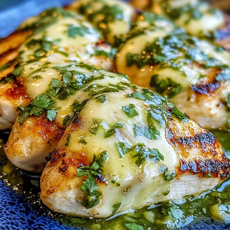 Grilled Salsa Verde Pepper Jack Chicken