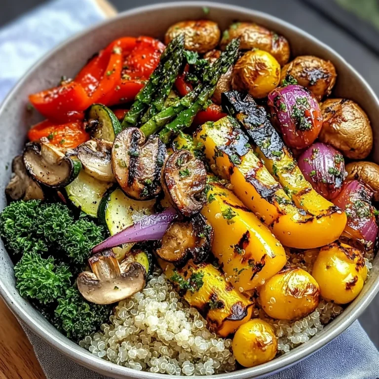 Grilled Veggie Bowl with Quinoa