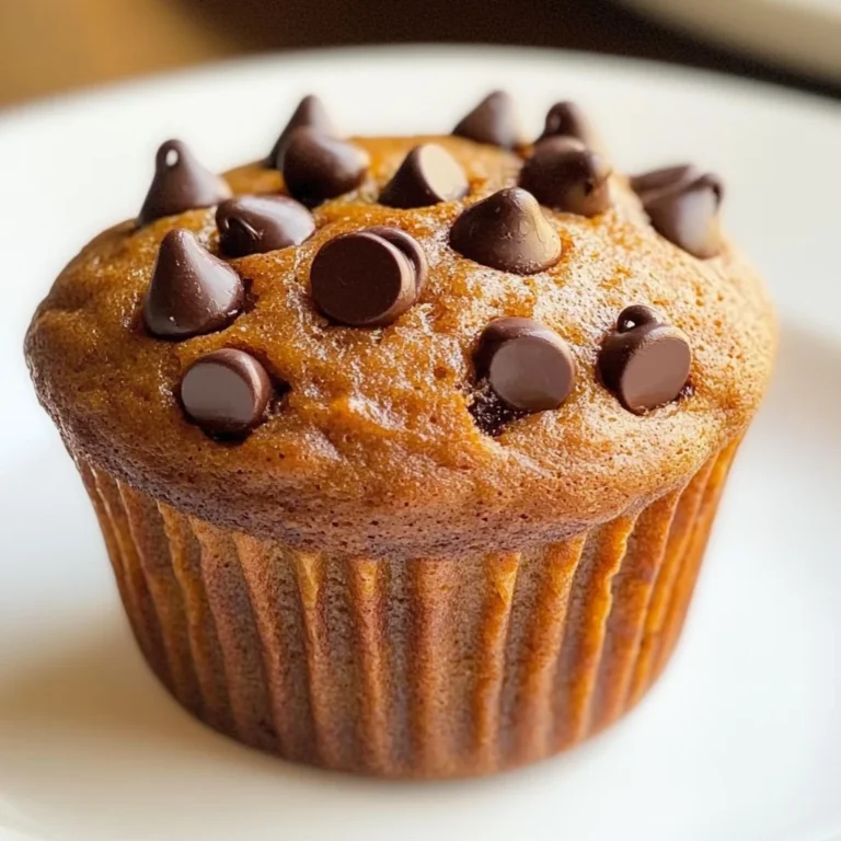 Pumpkin Chocolate Chip Muffins