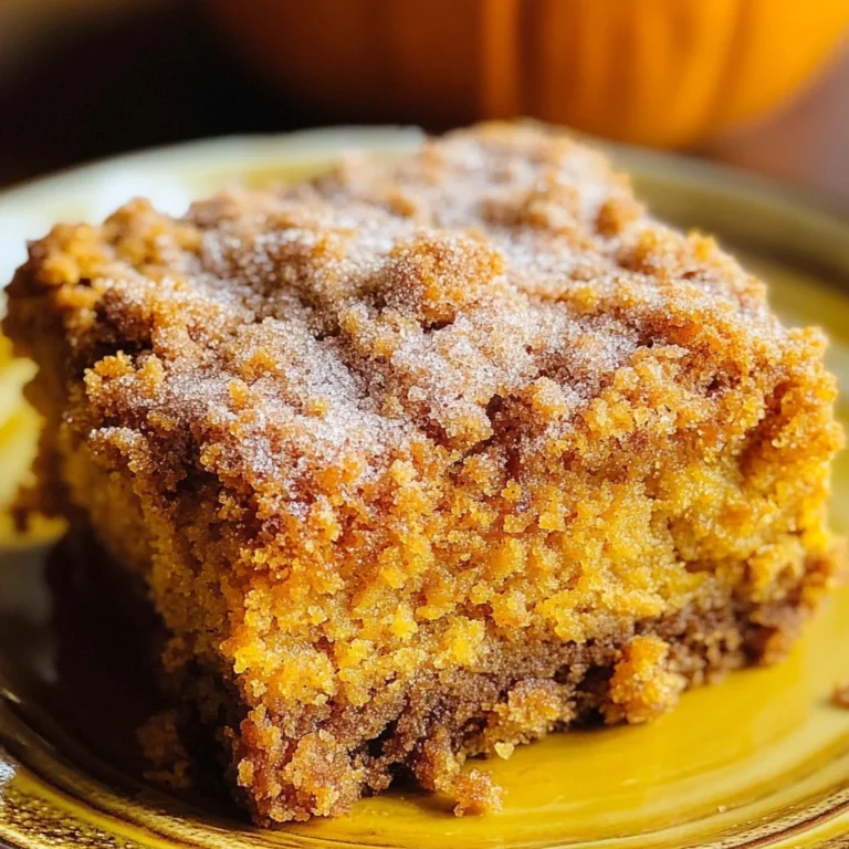 Pumpkin Coffee Cake