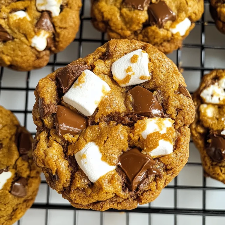 Pumpkin S'mores Cookies