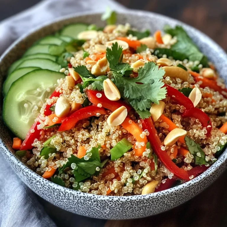 Thai Quinoa Crunch Salad: A Refreshing Healthy Delight!