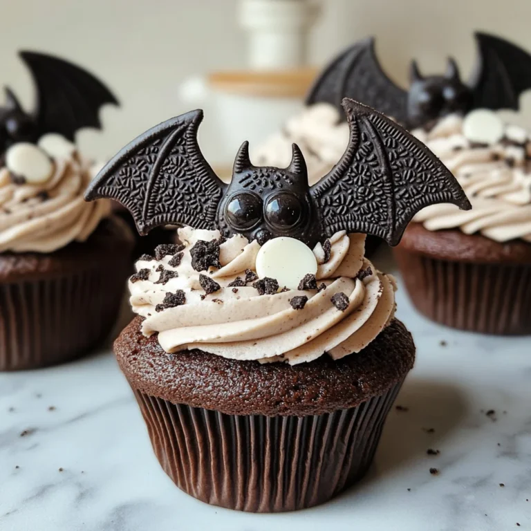 Vegan Oreo Bat Cupcakes