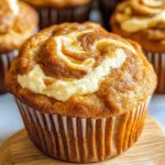 Best Swirled Pumpkin Cream Cheese Muffins